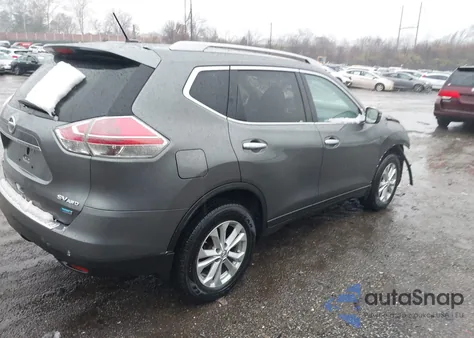 2014 Nissan Rogue Sv из США, поврежденный, VIN 5N1AT2MV6EC840038